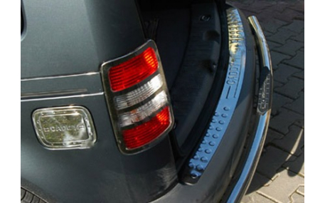 Накладка на задний бампер Volkswagen Caddy