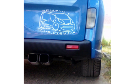 Накладка задняя Opel Vivaro