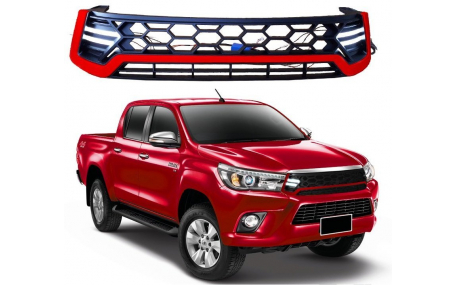 Решетка радиатора Toyota Hilux 2015-2017