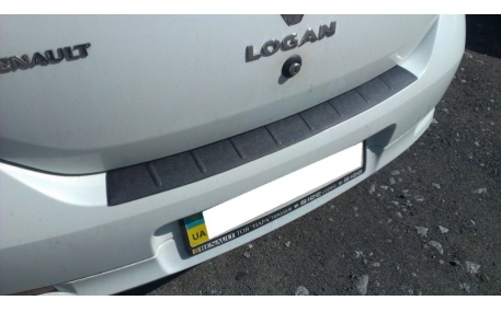 Накладка на задний бампер Renault Logan Sedan