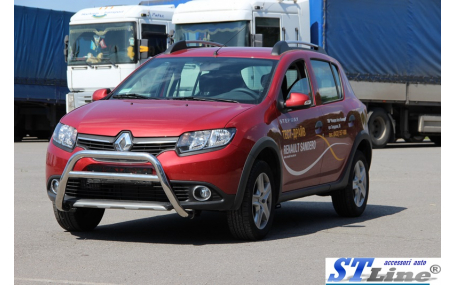 Защита передняя Renault Sandero Stepway