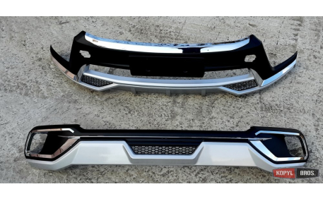 Накладки на бампера Toyota Highlander