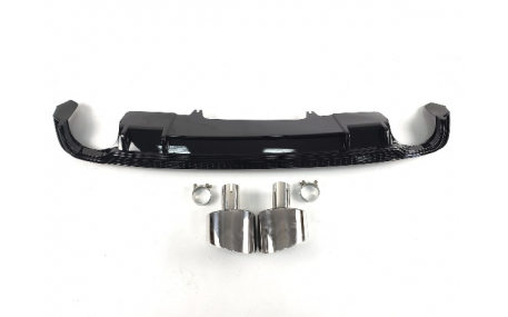 Накладка задняя Audi A4 B9 2016-2019