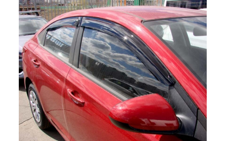 Дефлекторы окон Hyundai Accent