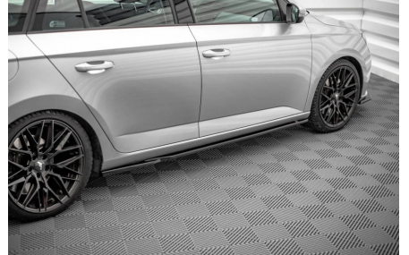 Накладки на пороги Skoda Fabia