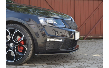 Накладка передняя Skoda Octavia A7 2013-2017