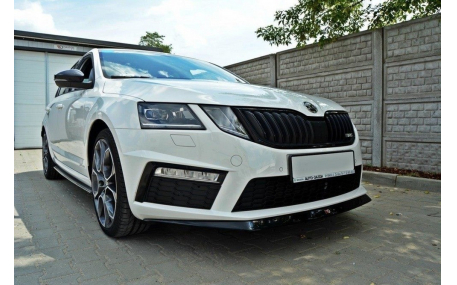 Накладка передняя Skoda Octavia A7 2013-2017