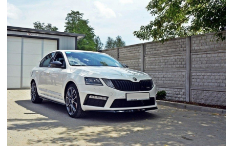 Накладка передняя Skoda Octavia A7 2013-2017
