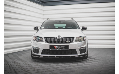 Накладка передняя Skoda Octavia A7 2013-2017