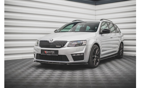 Накладка передняя Skoda Octavia A7 2013-2017