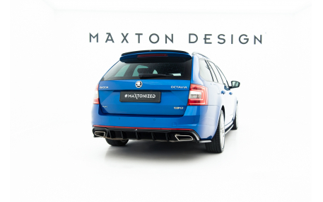 Накладка задняя Skoda Octavia A7 RS