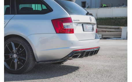 Накладка задняя Skoda Octavia A7 RS