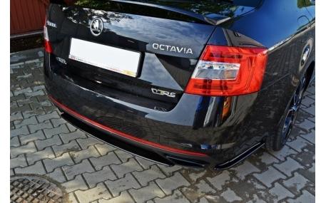 Накладка задняя Skoda Octavia A7 RS