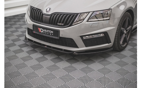 Накладка передняя Skoda Octavia A7 2017-2020