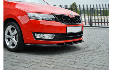 Накладка передняя Skoda Rapid