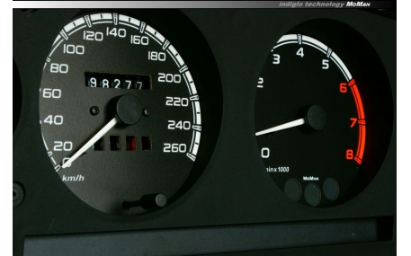 Шкалы приборов Fiat Coupe