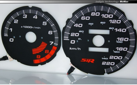 Шкалы приборов Honda Civic