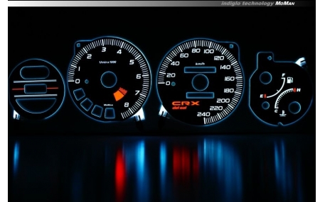 Шкалы приборов Honda CRX Del Sol