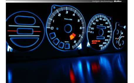 Шкалы приборов Honda CRX Del Sol