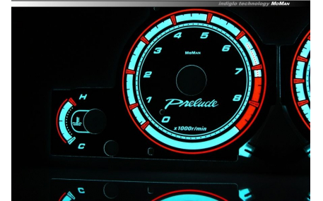 Шкалы приборов Honda Prelude