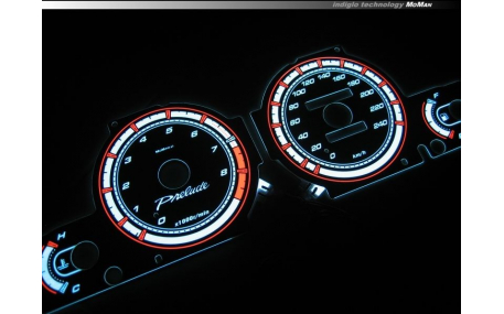 Шкалы приборов Honda Prelude