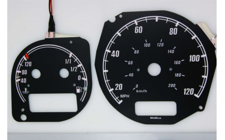 Шкалы приборов Mercedes