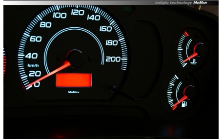 Шкалы приборов MitsubishiI Colt