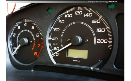 Шкалы приборов MitsubishiI Colt