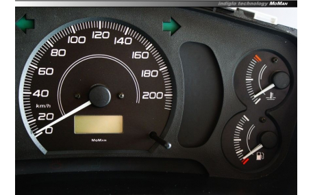 Шкалы приборов MitsubishiI Colt