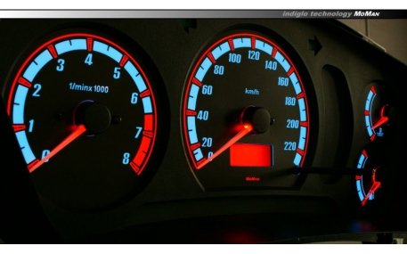 Шкалы приборов MitsubishiI Colt