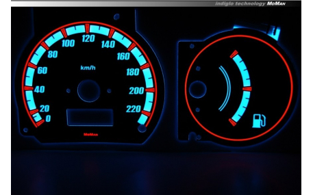 Шкалы приборов MitsubishiI Colt