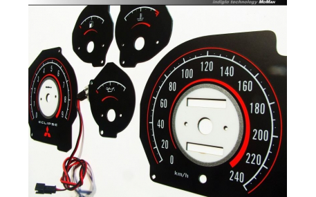Шкалы приборов MitsubishiI Eclipse