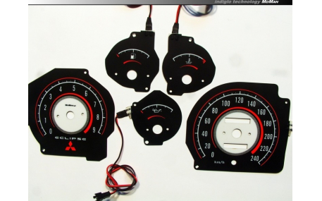 Шкалы приборов MitsubishiI Eclipse