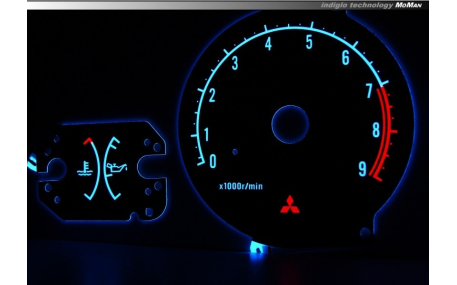 Шкалы приборов MitsubishiI Eclipse