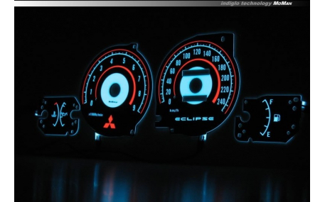 Шкалы приборов MitsubishiI Eclipse