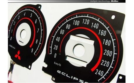 Шкалы приборов MitsubishiI Eclipse