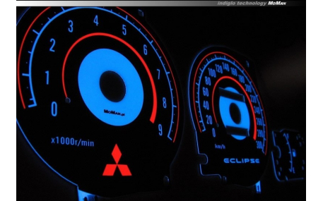 Шкалы приборов MitsubishiI Eclipse