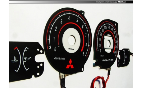 Шкалы приборов MitsubishiI Eclipse