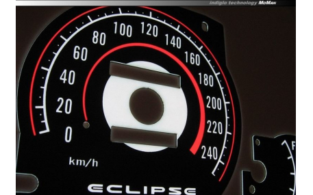 Шкалы приборов MitsubishiI Eclipse