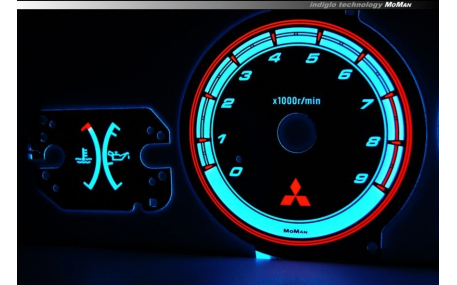 Шкалы приборов MitsubishiI Eclipse