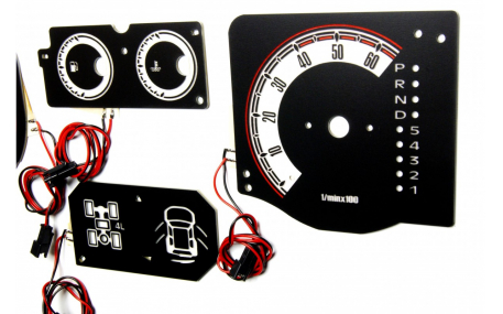 Шкалы приборов Mitsubishi Pajero