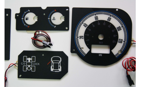 Шкалы приборов Mitsubishi Pajero