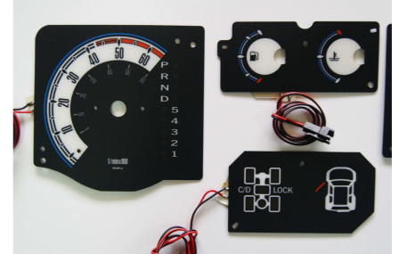 Шкалы приборов Mitsubishi Pajero