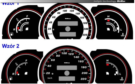 Шкалы приборов Opel Astra F
