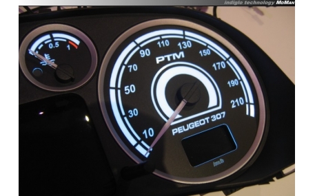 Шкалы приборов Peugeot 307