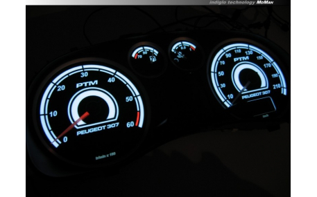 Шкалы приборов Peugeot 307