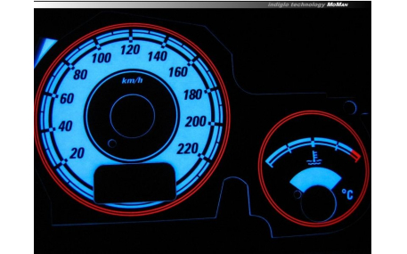Шкалы приборов Peugeot 406