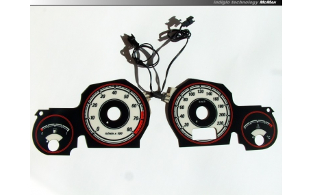 Шкалы приборов Peugeot 406