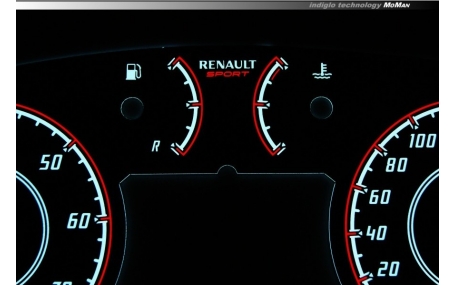 Шкалы приборов Renault Clio 2
