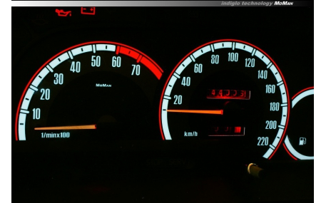 Шкалы приборов Renault Laguna